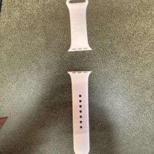 Grey & black apple watch band